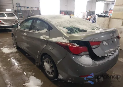 2014 Hyundai Elantra Se from USA, damaged, VIN KMHDH4AE8EU047879